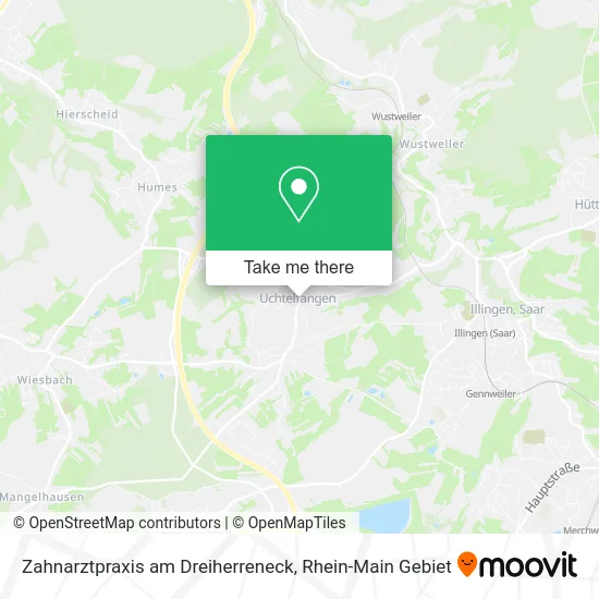 Карта Zahnarztpraxis am Dreiherreneck