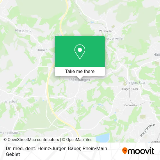 Карта Dr. med. dent. Heinz-Jürgen Bauer
