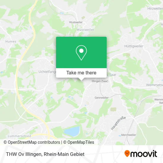 Карта THW Ov Illingen