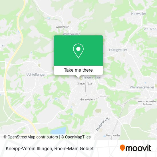 Карта Kneipp-Verein Illingen