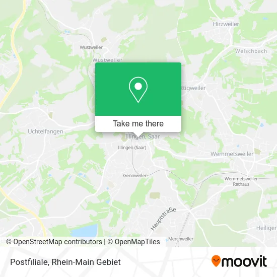 Карта Postfiliale