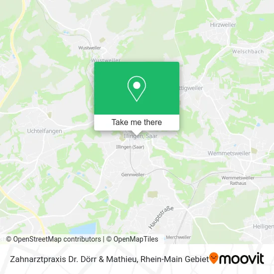 Карта Zahnarztpraxis Dr. Dörr & Mathieu
