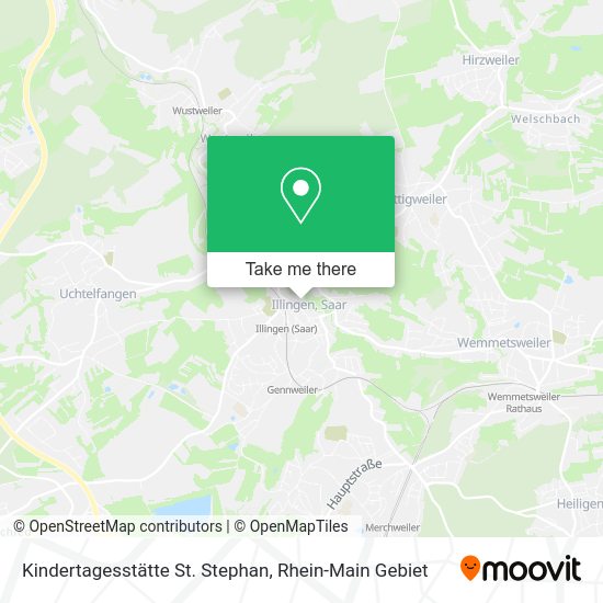 Карта Kindertagesstätte St. Stephan