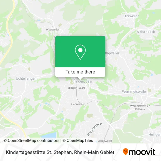 Карта Kindertagesstätte St. Stephan