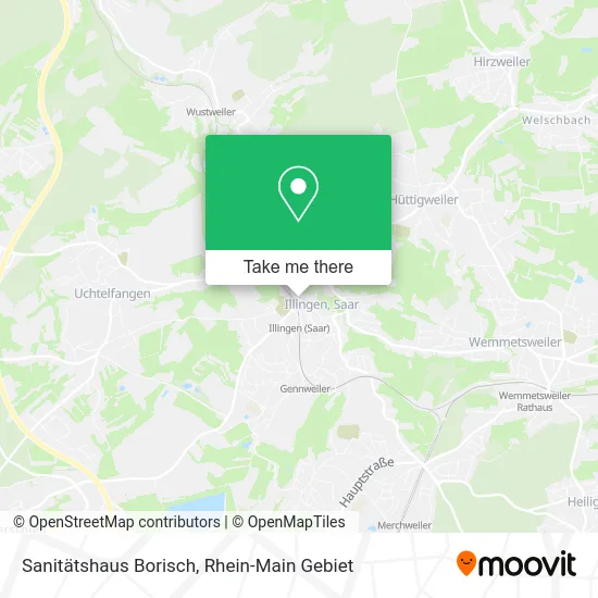 Карта Sanitätshaus Borisch
