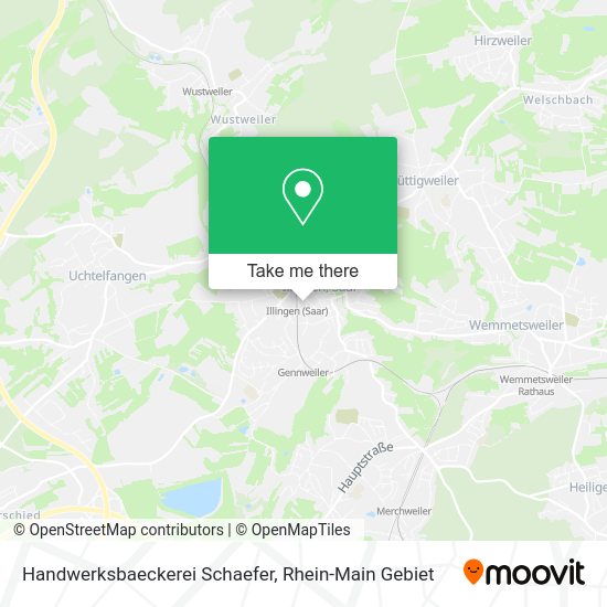Карта Handwerksbaeckerei Schaefer