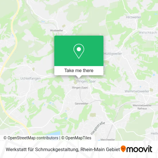 Карта Werkstatt für Schmuckgestaltung