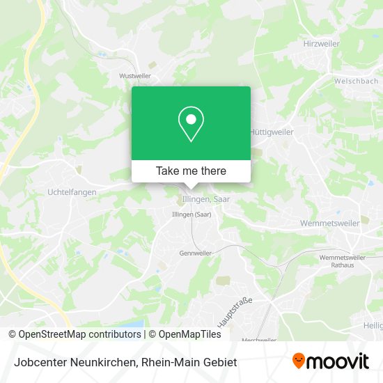 Карта Jobcenter Neunkirchen