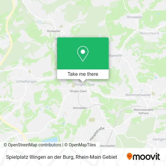 Карта Spielplatz Illingen an der Burg