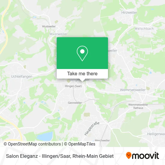 Карта Salon Eleganz - Illingen/Saar