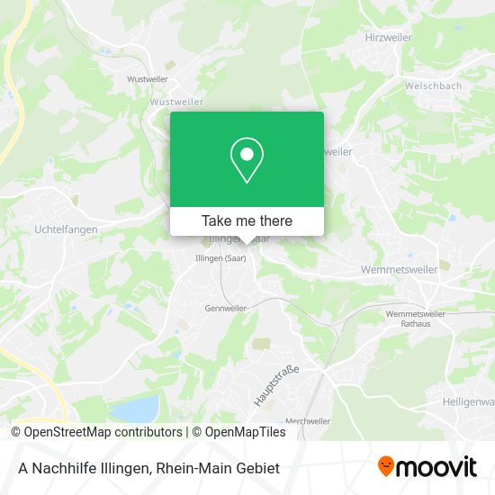 Карта A Nachhilfe Illingen
