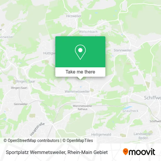 Карта Sportplatz Wemmetsweiler
