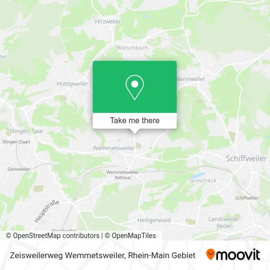 Карта Zeisweilerweg Wemmetsweiler