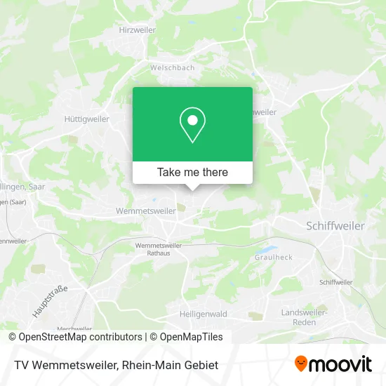 Карта TV Wemmetsweiler