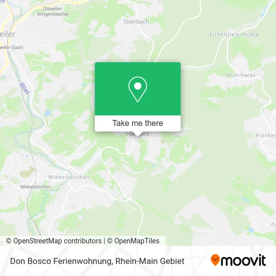 Карта Don Bosco Ferienwohnung