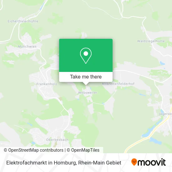Карта Elektrofachmarkt in Homburg