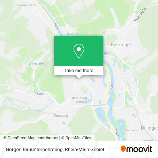 Карта Görgen Bauunternehmung