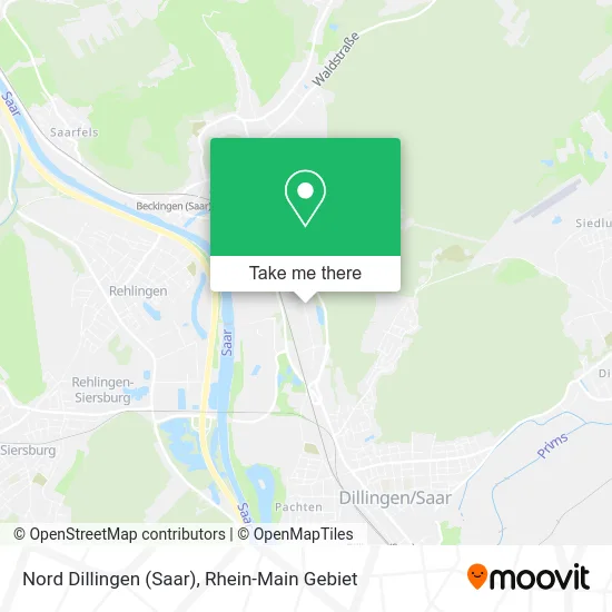 Карта Nord Dillingen (Saar)