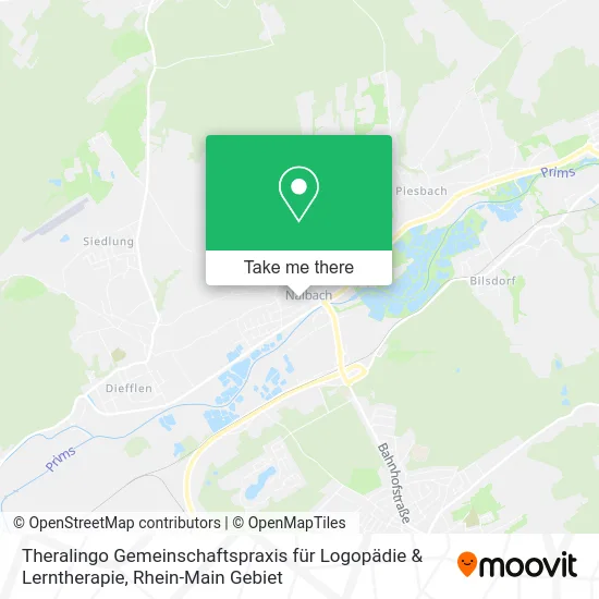 Карта Theralingo Gemeinschaftspraxis für Logopädie & Lerntherapie