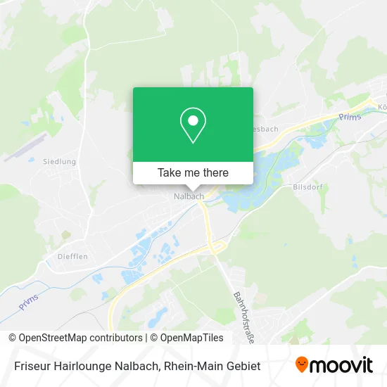 Карта Friseur Hairlounge Nalbach