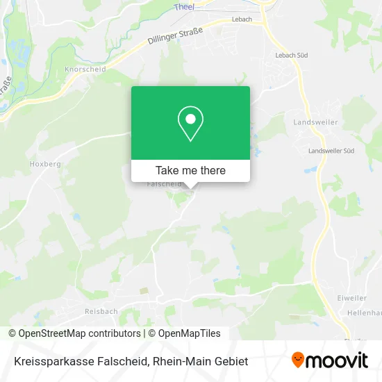 Карта Kreissparkasse Falscheid