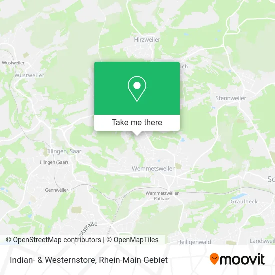 Карта Indian- & Westernstore