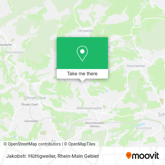 Карта Jakobstr. Hüttigweiler
