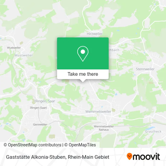 Карта Gaststätte Alkonia-Stuben