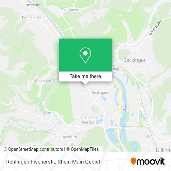 Карта Rehlingen Fischerstr.