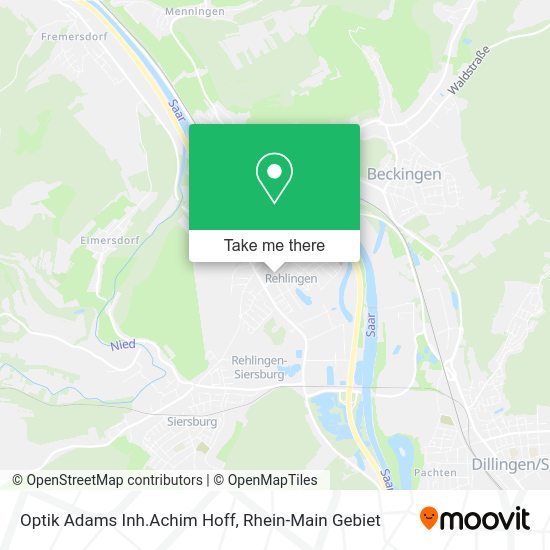 Карта Optik Adams Inh.Achim Hoff