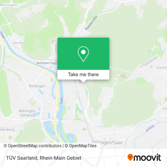 Карта TÜV Saarland