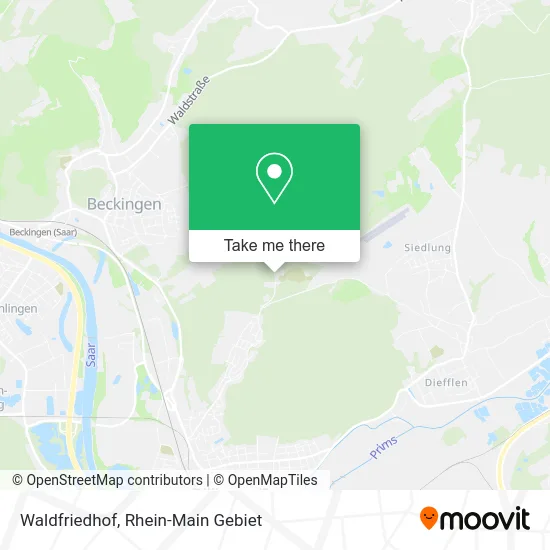 Карта Waldfriedhof
