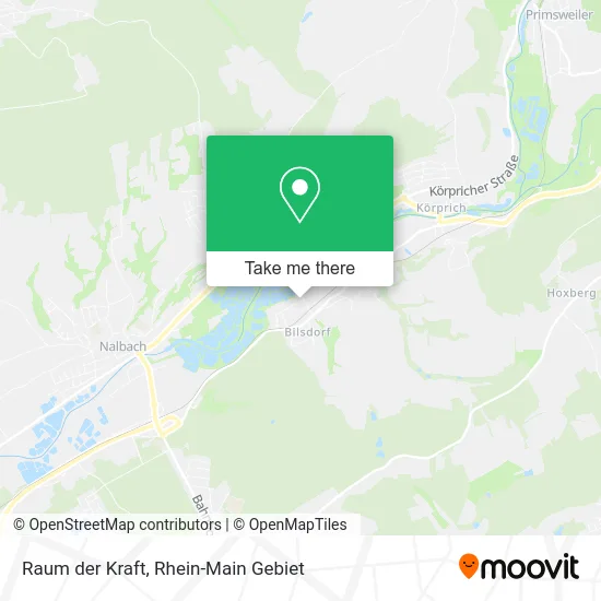 Карта Raum der Kraft
