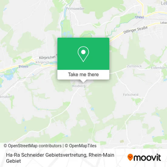 Карта Ha-Ra Schneider Gebietsvertretung