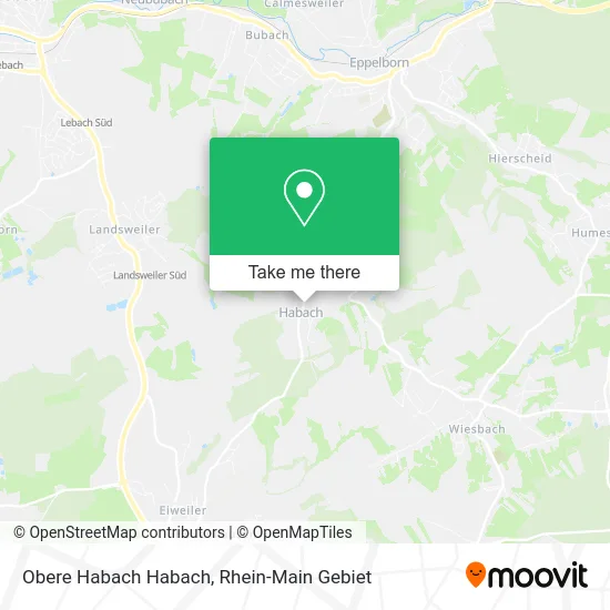 Карта Obere Habach Habach
