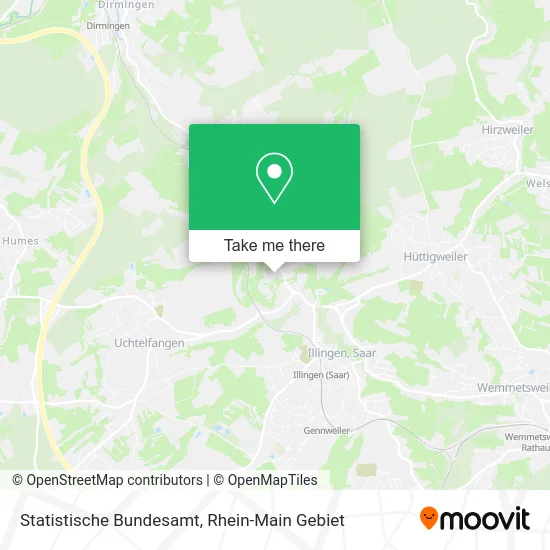 Карта Statistische Bundesamt