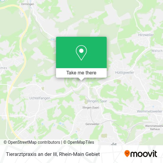 Карта Tierarztpraxis an der Ill