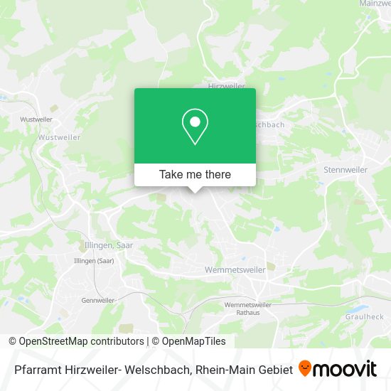 Карта Pfarramt Hirzweiler- Welschbach