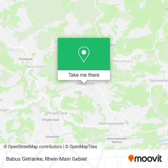 Карта Babus Getranke