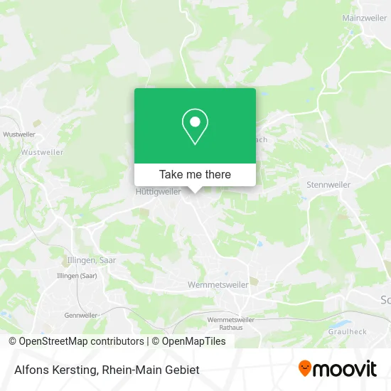 Карта Alfons Kersting