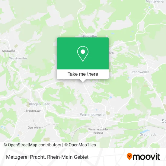 Карта Metzgerei Pracht