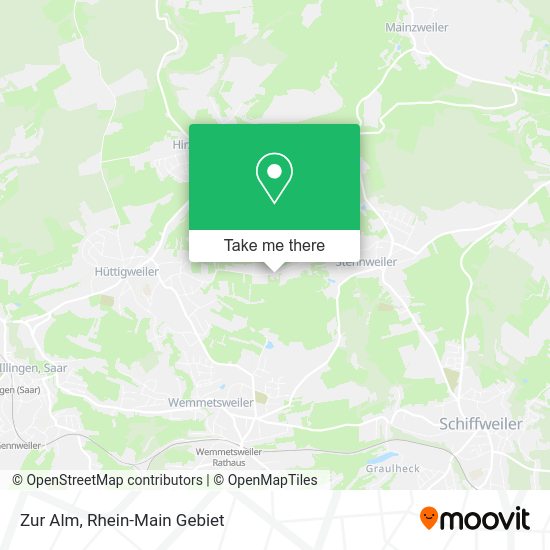 Карта Zur Alm