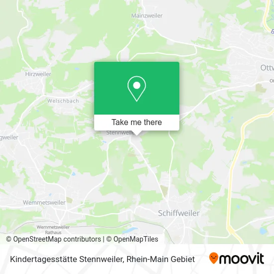 Карта Kindertagesstätte Stennweiler