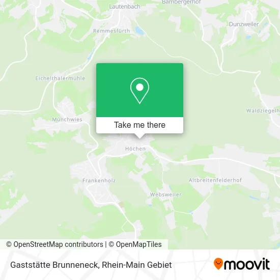 Карта Gaststätte Brunneneck