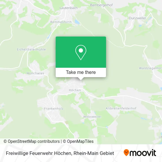 Карта Freiwillige Feuerwehr Höchen