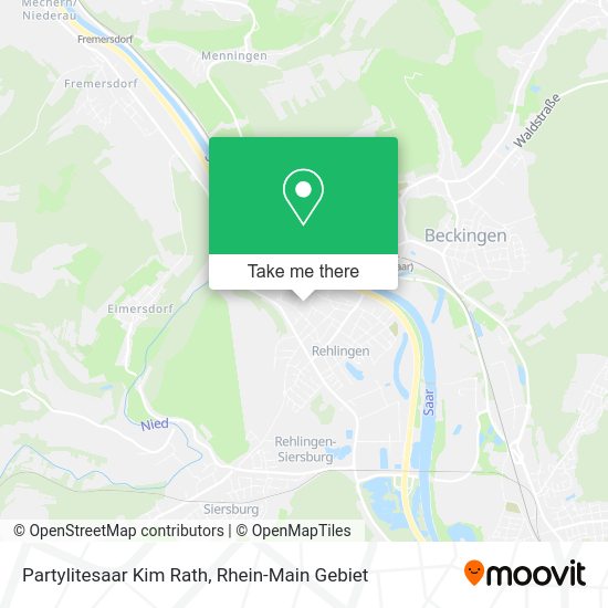Карта Partylitesaar Kim Rath