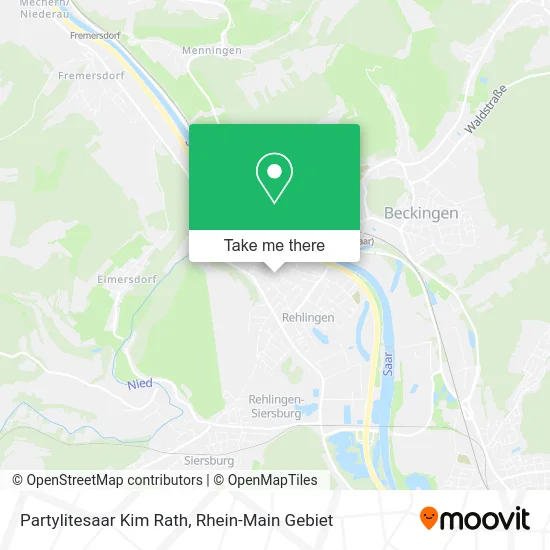 Карта Partylitesaar Kim Rath