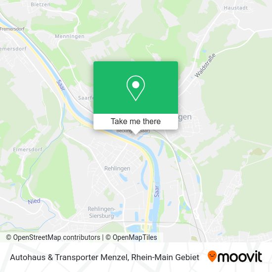 Карта Autohaus & Transporter Menzel