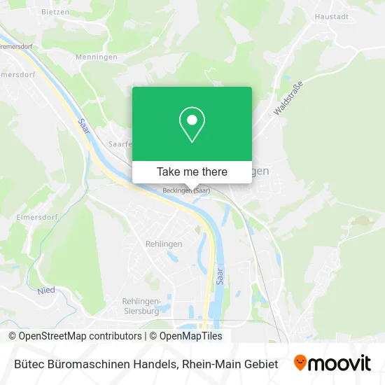 Карта Bütec Büromaschinen Handels