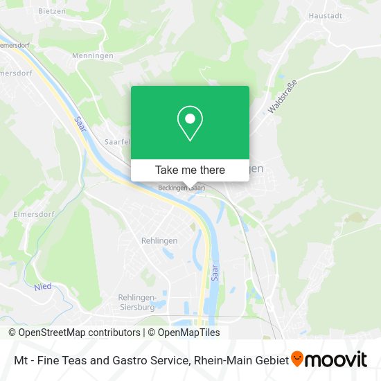 Карта Mt - Fine Teas and Gastro Service